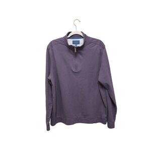 Fairlane Performance Pique Mens Quarter Zip Pullover Sweater Large MK10088-R